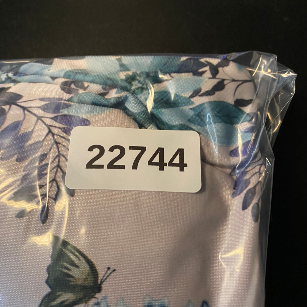 Adidas x Farm Rio Track Jacket Women Small Blue Floral Zip Up Trefoil - Picture 13 of 13